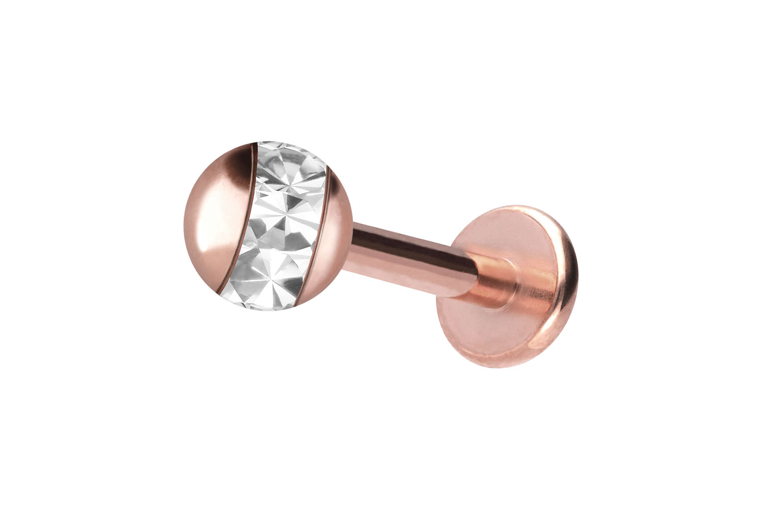 Chirurgenstahl Labret Piercing EPOXY-RING-KUGEL